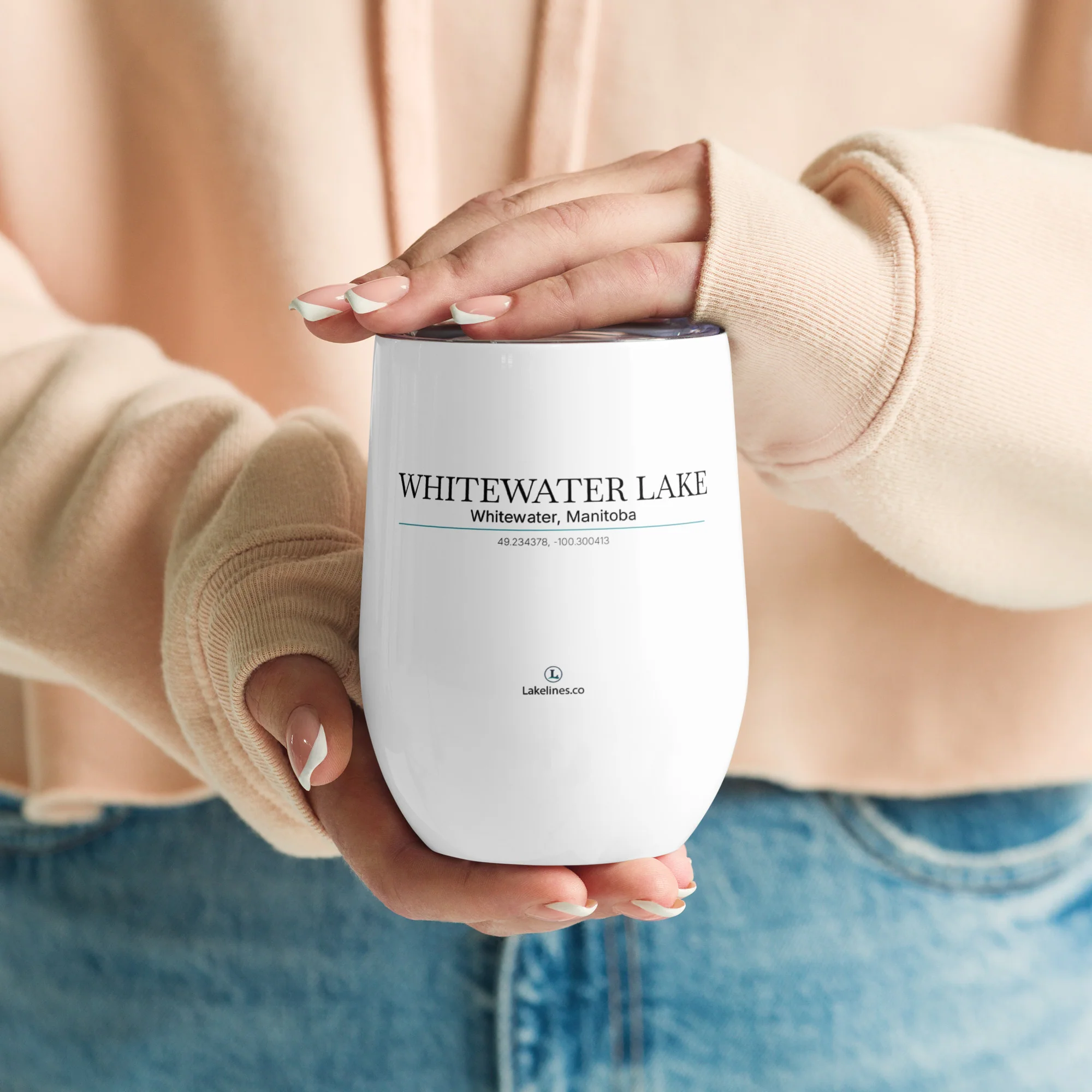 Clearwater Lake on an Enamel Mug